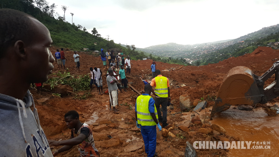塞拉利昂首都遭遇洪水和泥石流 遇难人数升至300余人
