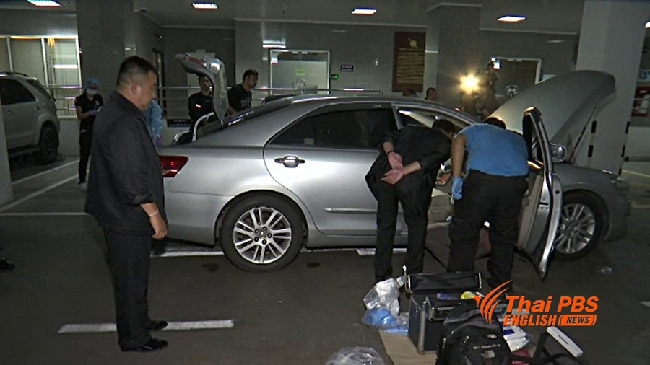 泰国警察承认载英拉出境 就是开这辆车