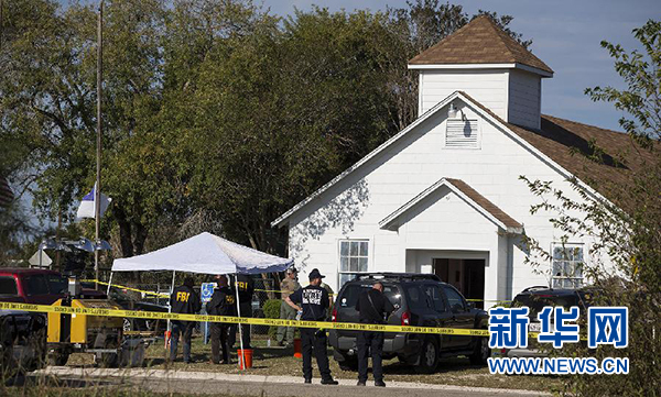 美国得州南部一教堂发生枪击事件 至少27人死亡