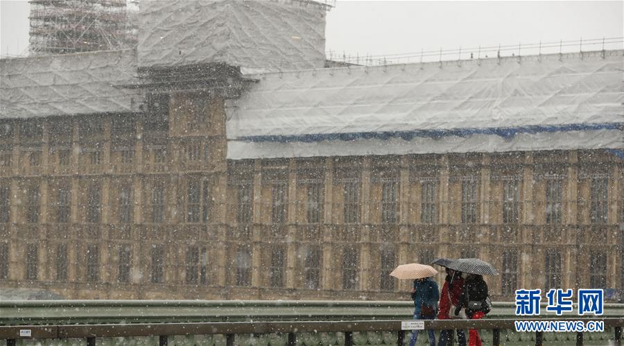 伦敦降雪（高清组图）