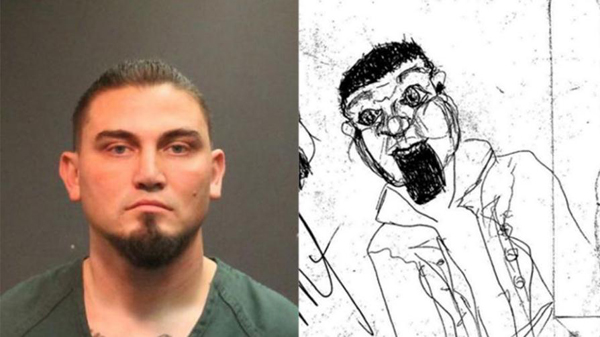 美国一名流浪者的素描画帮助警方抓住纵火嫌犯