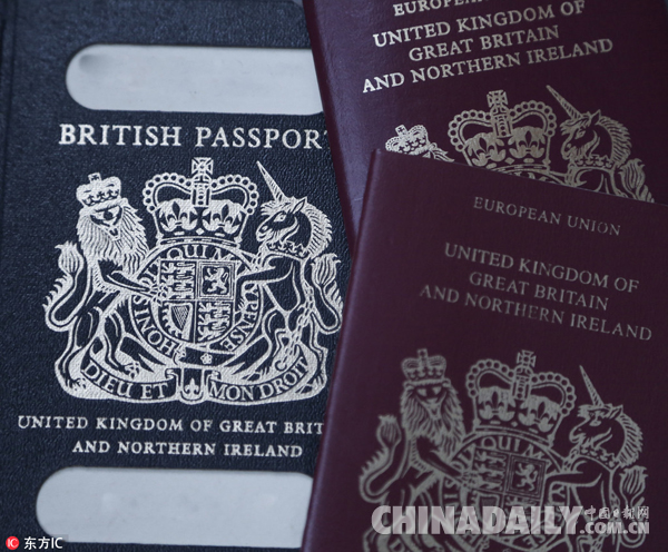 英媒：英国护照颜色也要“脱欧” 不过是“法国制造”