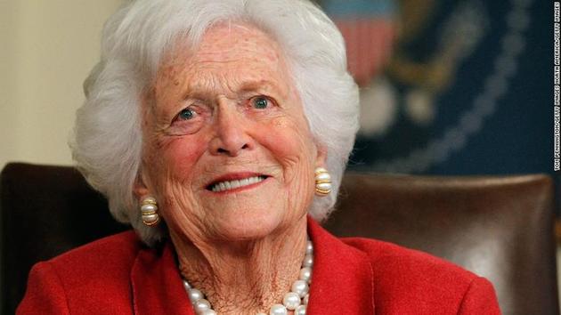 快讯！美国前“第一夫人”芭芭拉·布什去世 享年92岁