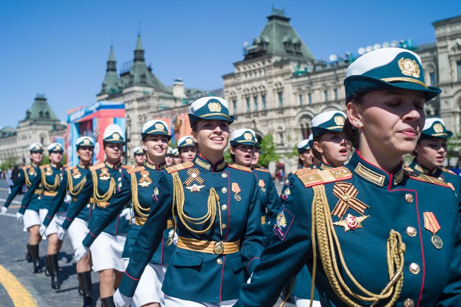俄罗斯举行红场阅兵纪念卫国战争胜利