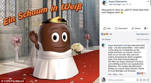用巧克力模仿梅根打广告 德国这家糖果公司遭网友大骂