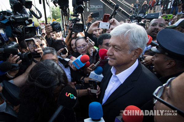 洛佩斯宣布赢得墨西哥总统大选：我将推动深刻变革