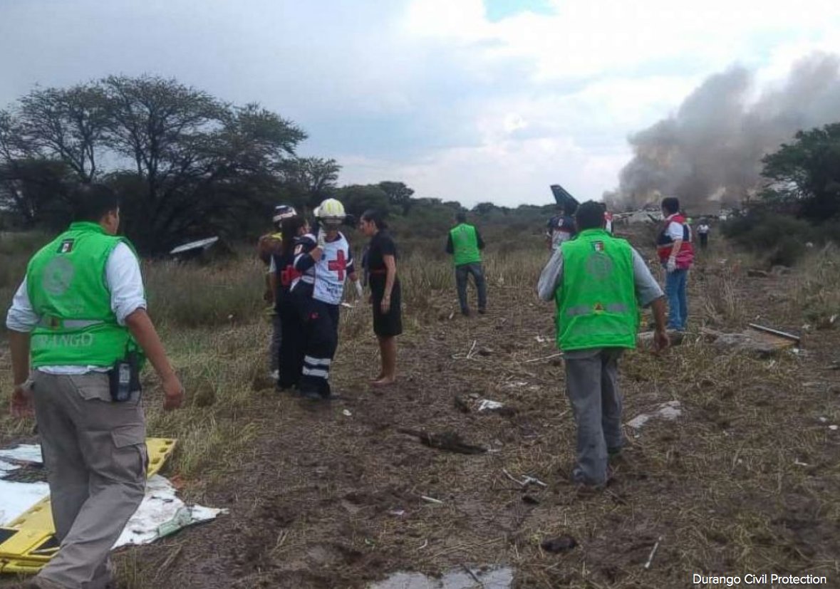 突发：一架墨西哥航空公司航班坠毁 101人全部人生还 约85人受伤