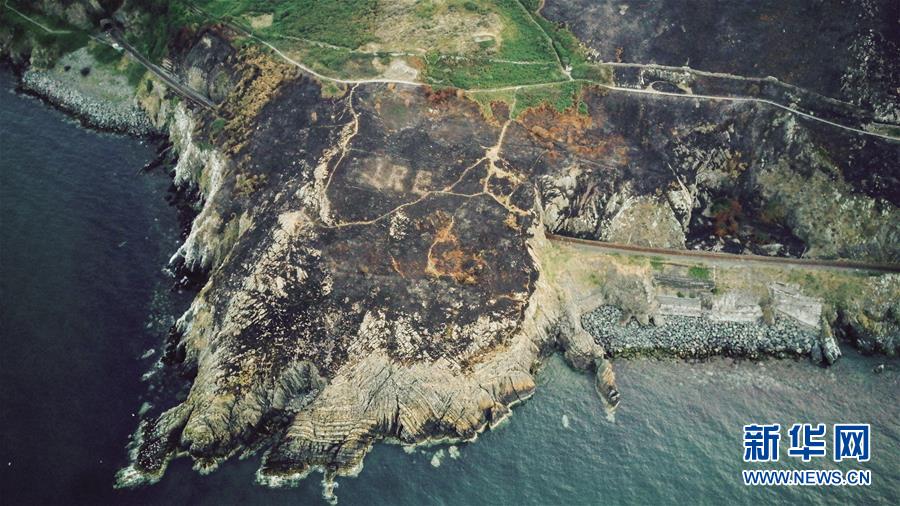 爱尔兰山火“烧出”一处历史遗迹