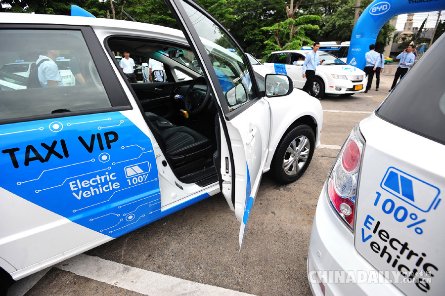 百余辆中国新能源汽车将在泰国投入运营
