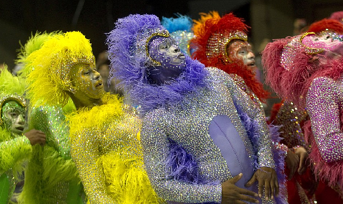 组图：热辣桑巴舞！巴西嘉年华狂欢节盛大开幕