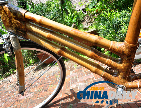 越媒：百姓将刺竹变成自行车框架出口