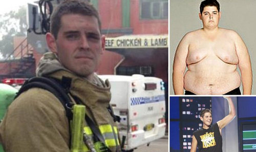 悉尼154公斤男子减肥成消防员 或拍半裸日历做慈善