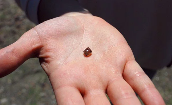 美国一女子公园捡到2.65克拉钻石 最初以为是玻璃