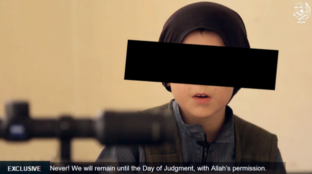 IS宣传片利用疑似美国男孩威胁特朗普：战争会在你的国土结束