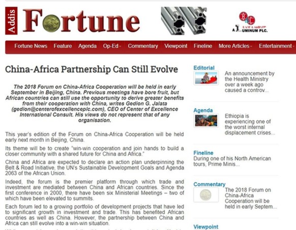 非媒：中非伙伴关系将进一步发展 促进合作共赢