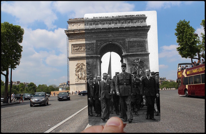 历史与现实：艺术家还原解放巴黎战役