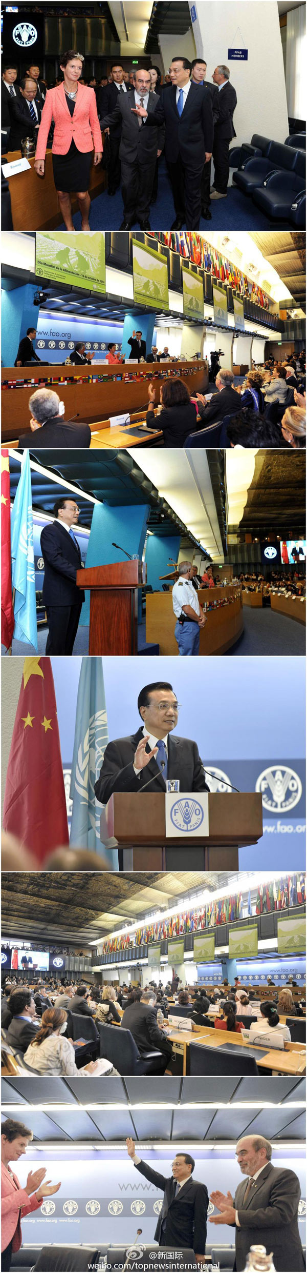 李克强：中国愿无保留提供技术经验，与世界携手消除贫困饥饿