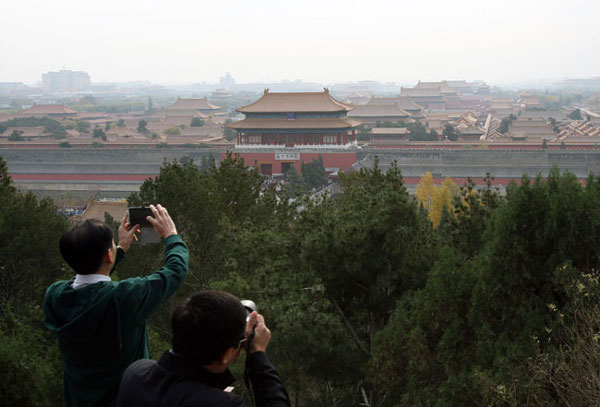 APEC期间记者参观采访北京古皇城中轴线
