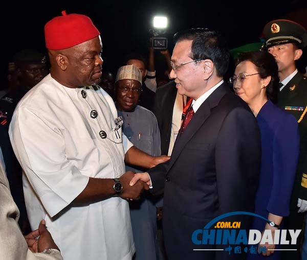 尼日利亚总统乔纳森感谢李克强总理患难见真情