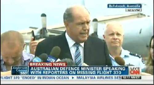 澳防长：我们不能让搜救人员处于危险境地