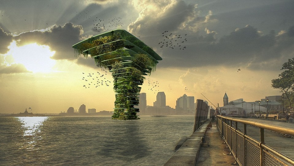 荷兰设计师奇思妙想：野生动物园也“漂浮”！