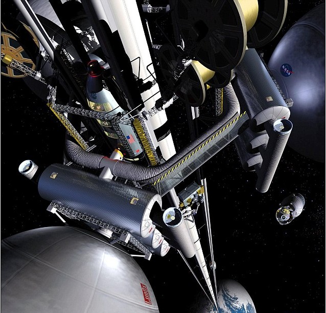 乘电梯去宇宙赏美景！日本拟在40年内建成“太空升降机”