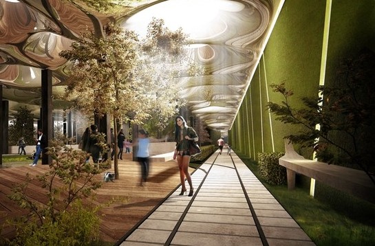 建筑师欲建造地下公园 阳光充足可种花草树木