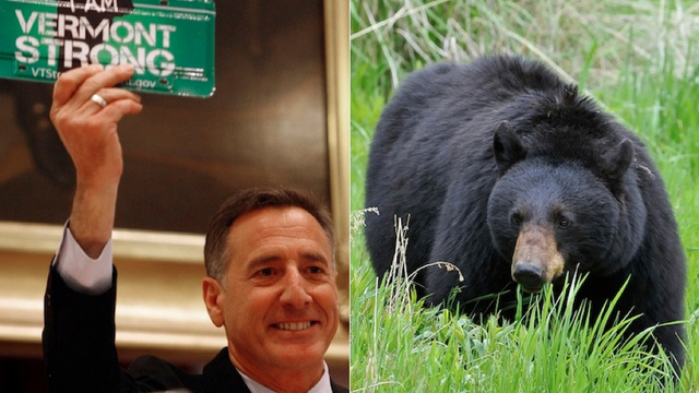 “夺食”被熊狂追 美国一州长“熊口脱险”几近裸体