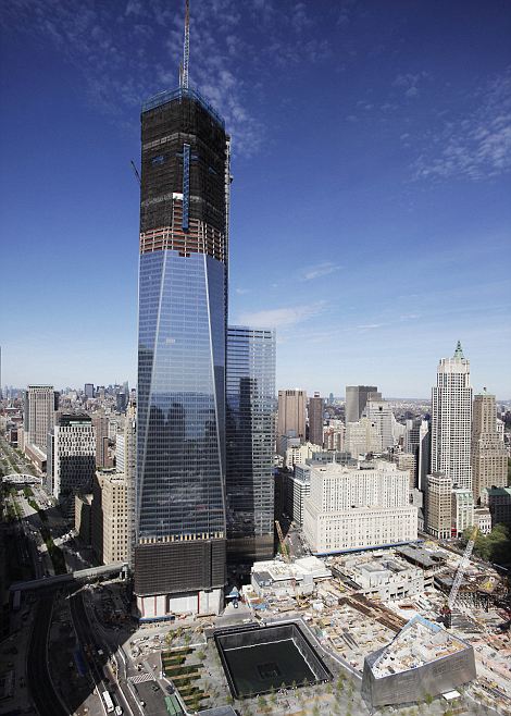 美新建世贸中心成纽约最高建筑 设计总高达541.3米