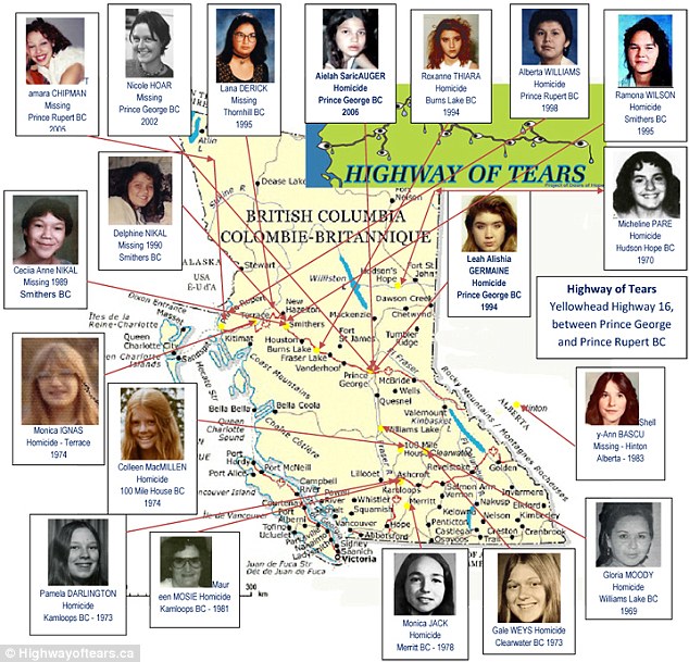 连环杀手罪恶如山？加拿大30年43名女子“泪之公路”失踪