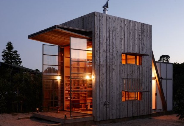 新西兰建筑师滑车上造可移动别墅 占地40平米够五口之家度假