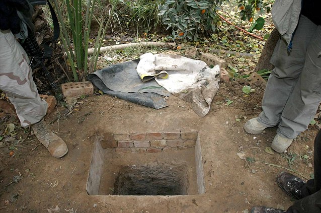 萨达姆的“挖洞人”首次向外界公开藏匿细节