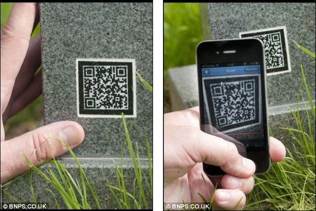 英国推出新型墓碑 用智能手机扫描二维码即知逝者信息