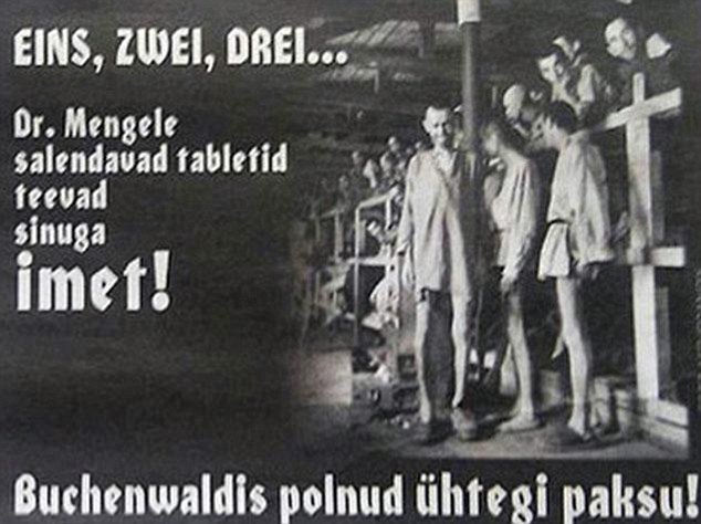 爱沙尼亚报纸用集中营受害者照片打广告 激起民愤被迫道歉