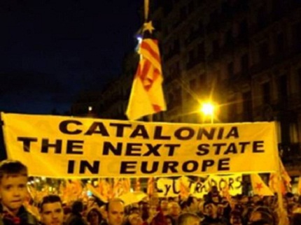经济低迷惹的祸？150万人示威要求加泰罗尼亚脱离西班牙
