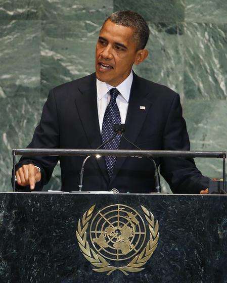 奥巴马在联大呼吁叙利亚总统阿萨德下台