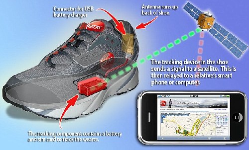 阿尔茨海默症患者福音 高科技GPS鞋防走失