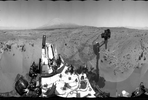 天文迷抢先NASA发布好奇号火星车“自拍照”