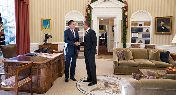 奥巴马邀罗姆尼白宫吃火鸡 私人会晤引发外界多重猜想