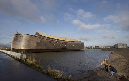 真实大小诺亚方舟亮相荷兰 “世界末日”有救了？