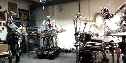 <SPAN>真正的“重金属”摇滚乐 机器人乐队即将巡演</SPAN>