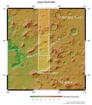 欧洲航天局发布照片 显示火星曾有1500米长河