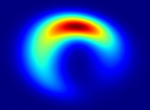 天文学家发布首张预测黑洞图像 形状弯如月牙