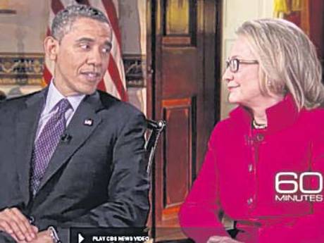 奥巴马希拉里联合接受采访“晒友谊” 美总统称自己热衷射击