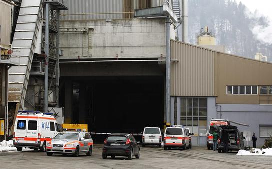 瑞士工厂枪击造成包括枪手在内3人死亡 7人受伤