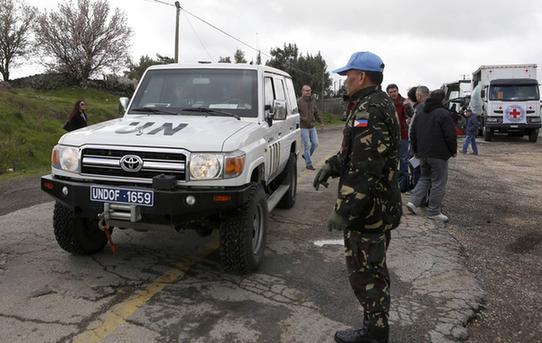 俄罗斯谴责叙武装人员扣押联合国维和士兵