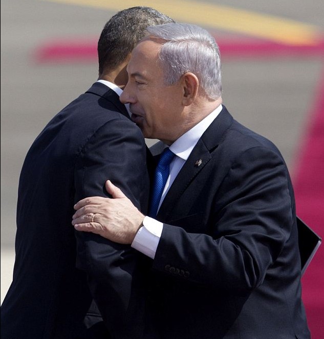 奥巴马首访以色列 种树“遇阻”专车熄火尴尬不断
