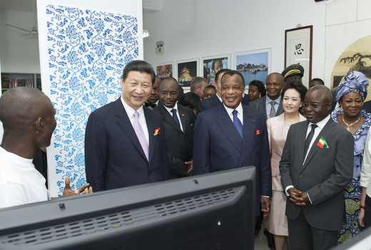 习近平结束对俄罗斯、坦桑尼亚、南非、刚果共和国的国事访问和出席金砖国家领导人第五次会晤回到北京