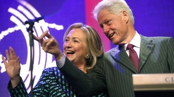 克林顿暗示爱妻希拉里或参加2016年美国总统角逐