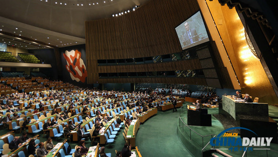 联合国大会通过叙利亚问题决议 中俄等国投反对票